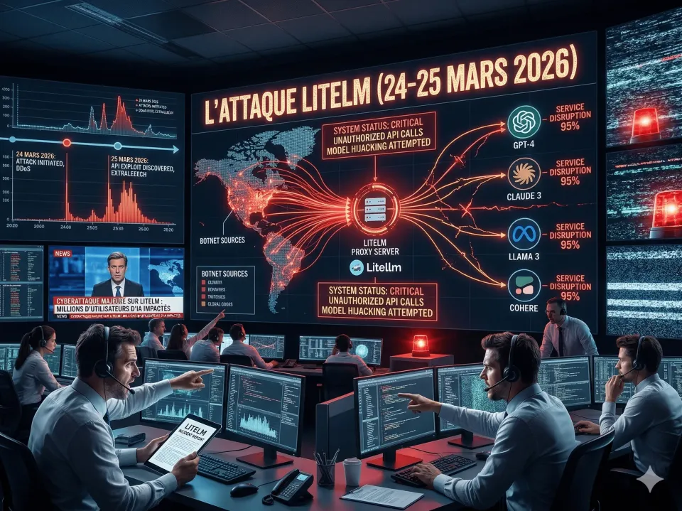 L'attaque LiteLLM (24–25 mars 2026)